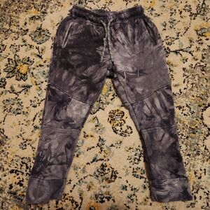 Kids Tie-Dye Jogger Pants - Gray